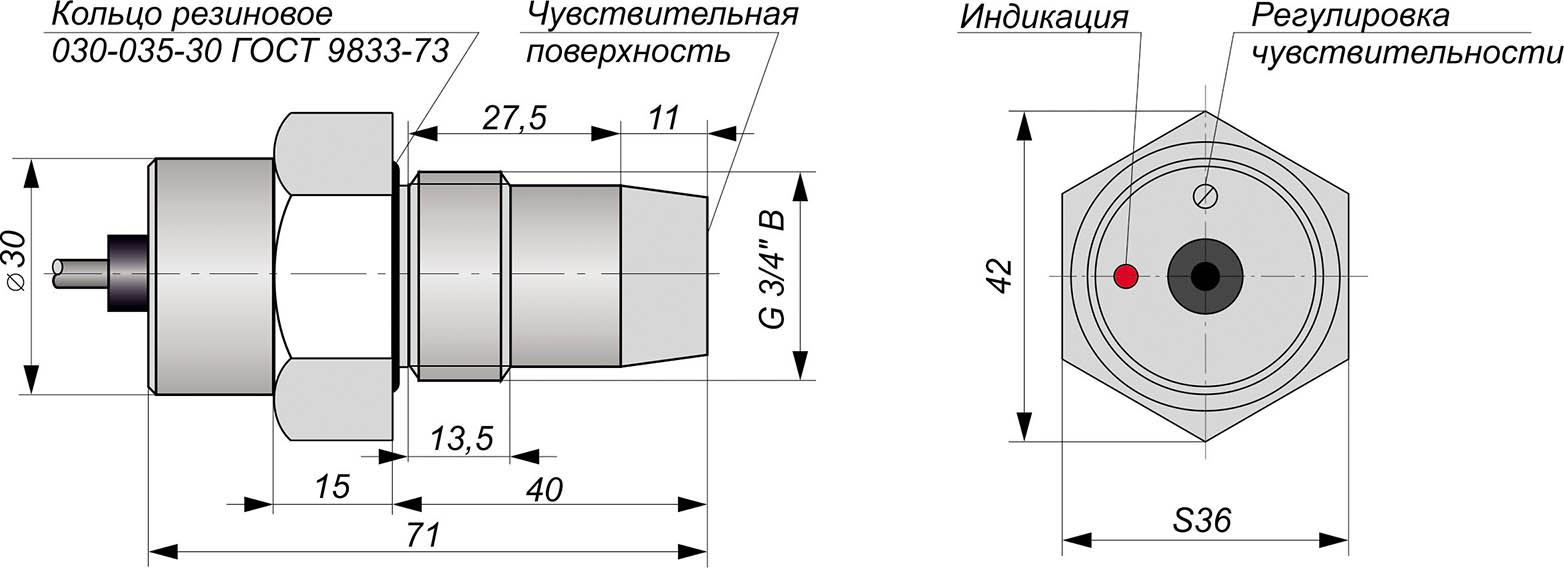 Габаритный чертеж