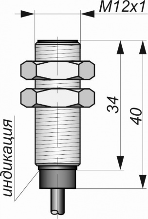 Датчик бесконтактный индуктивный И05-NO-NPN-ПГ(Л63)